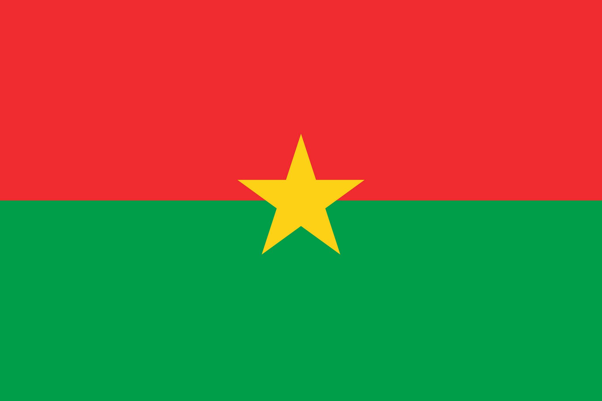 Drapeau Burkina Faso 120x180cm