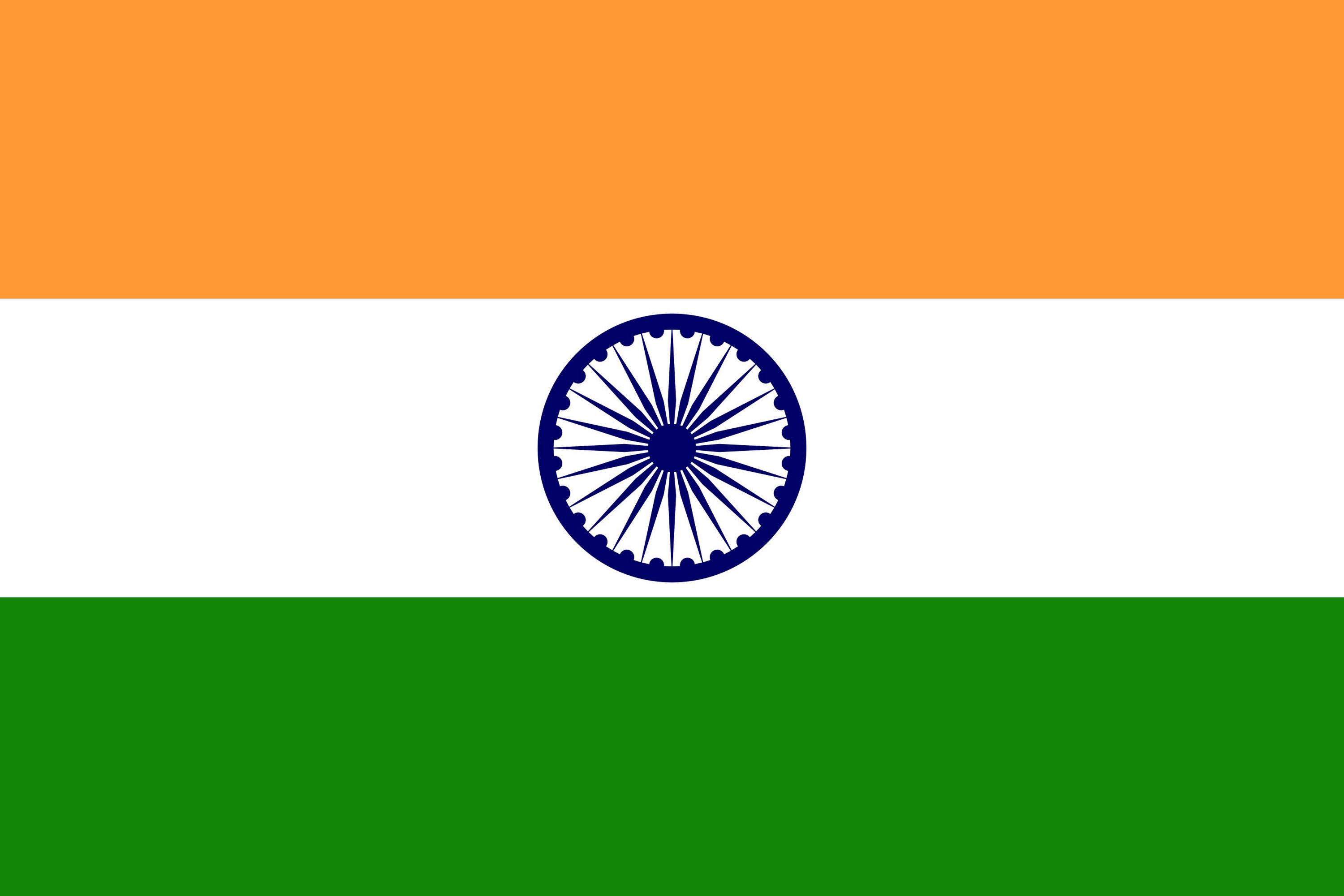 Drapeau De L Inde Drapeaux Du Pays Inde