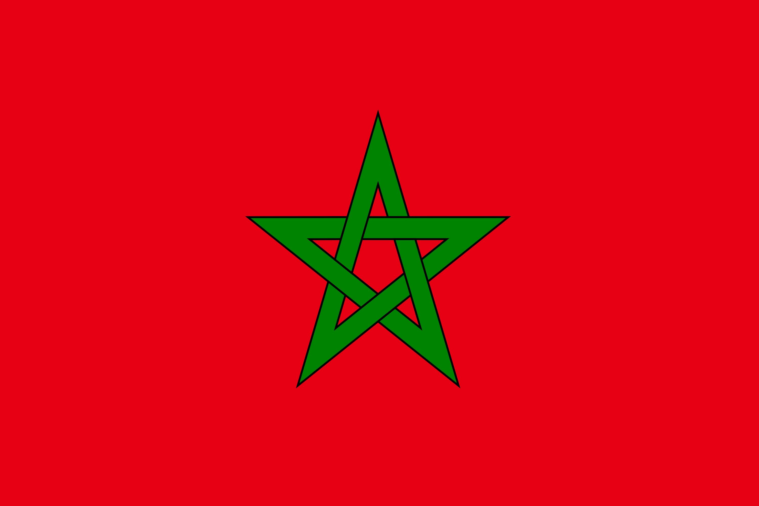 Drapeau du Maroc, Drapeaux du pays Maroc