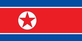 Drapeau de la Corée du Nord Drapeau de la Corée du Nord