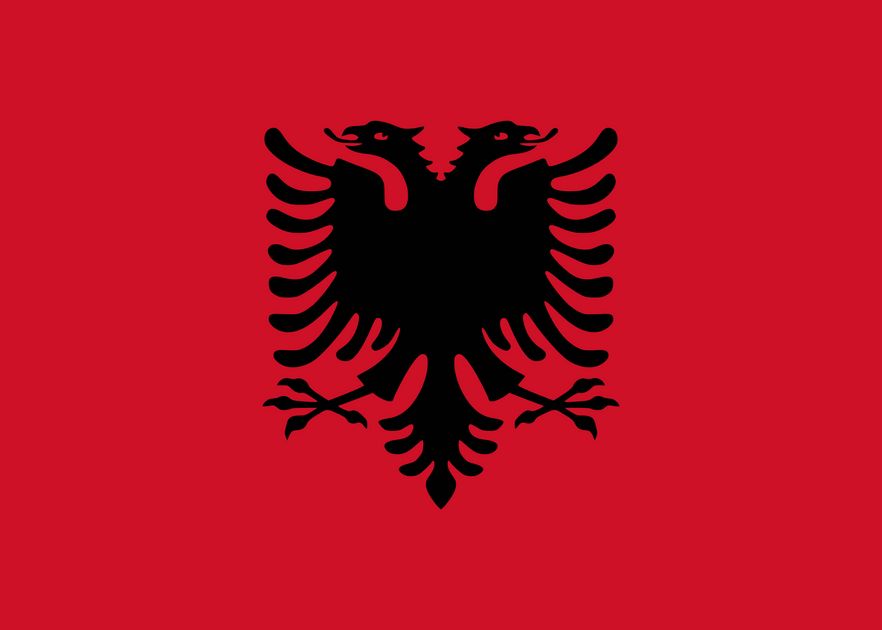 Drapeau de l'Albanie