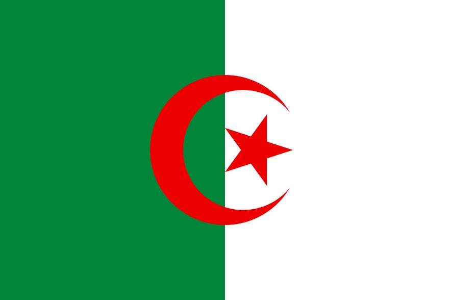 Drapeau de l'Algérie