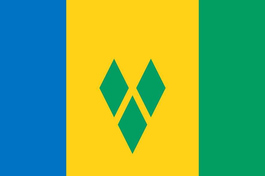 Drapeau de Sainte-Lucie