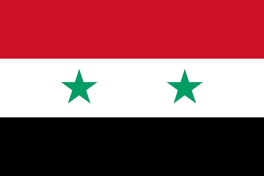 Drapeau de la Syrie